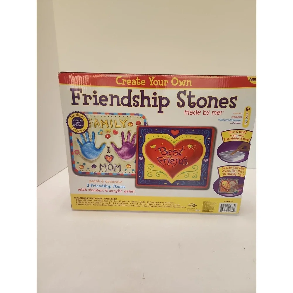 Friendship Stones - Create Your Own - Sealed Contents - Never Used - Craft Kit